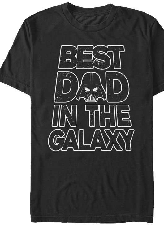Darth Vader Best Dad In The Galaxy Star Wars T-Shirt - main product image
