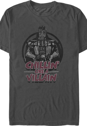 Darth Vader Chillin' Like A Villain Star Wars T-Shirt