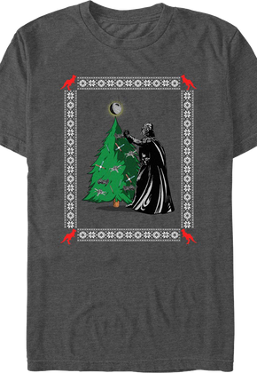 Darth Vader Christmas Tree Star Wars T-Shirt