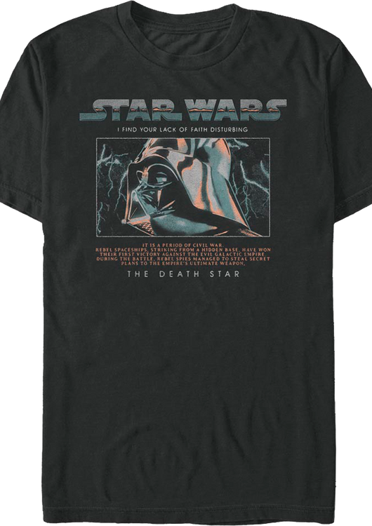 Darth Vader Death Star Star Wars T-Shirt - main product image