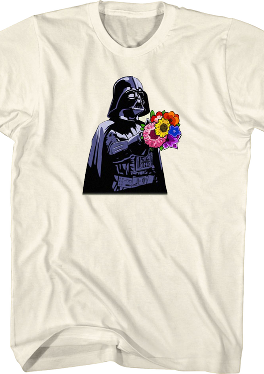 Darth Vader Flowers Star Wars T-Shirt - main product image