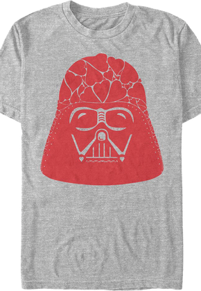 Darth Vader Heart Helmet Star Wars T-Shirt