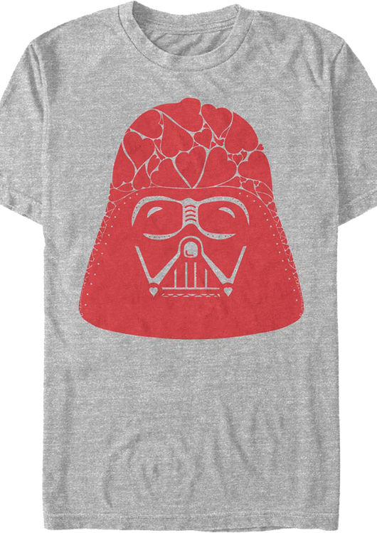 Darth Vader Heart Helmet Star Wars T-Shirt - main product image