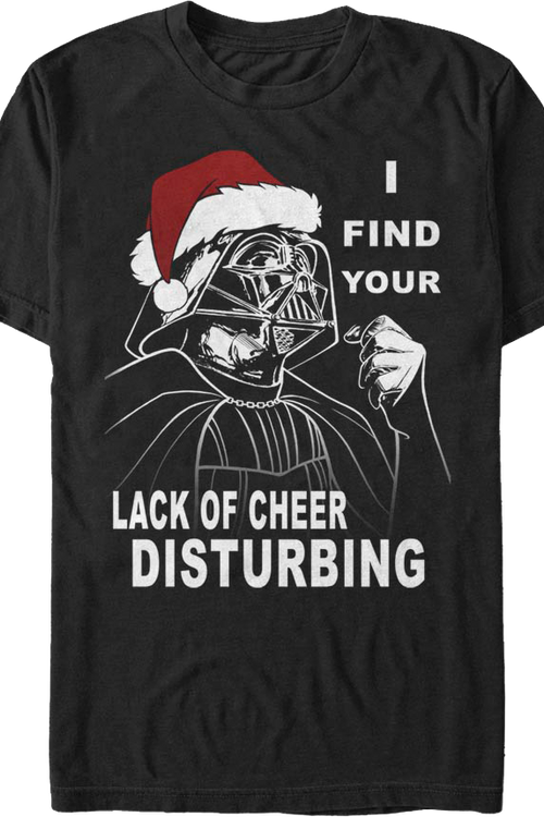 Darth Vader Lack Of Cheer Star Wars Christmas T-Shirt - main product image