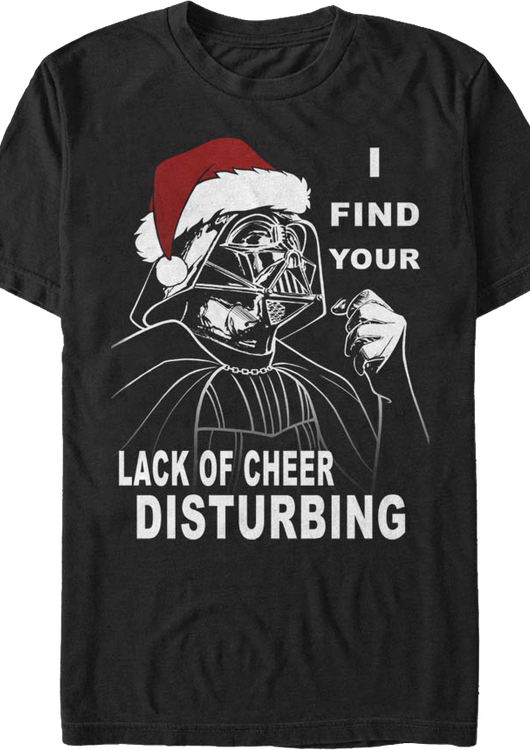 Darth Vader Lack Of Cheer Star Wars Christmas T-Shirt - main product image