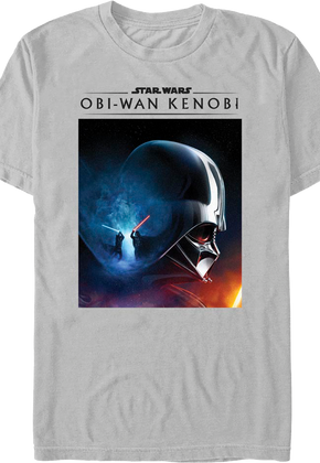 Darth Vader Obi-Wan Kenobi Duel Poster Star Wars T-Shirt