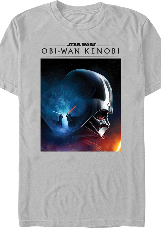 Darth Vader Obi-Wan Kenobi Duel Poster Star Wars T-Shirt - main product image