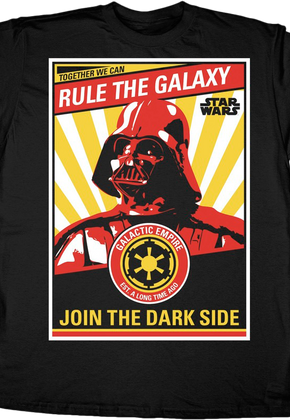 Darth Vader Rule the Galaxy Star Wars T-Shirt