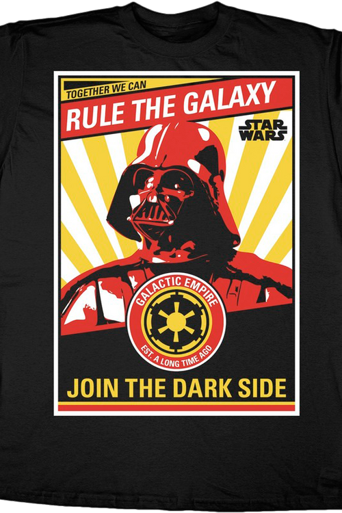 Darth Vader Rule the Galaxy Star Wars T-Shirtmain product image