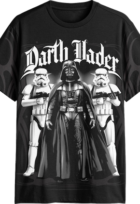 Darth Vader & Stormtroopers Cyber Sigilism Star Wars T-Shirt