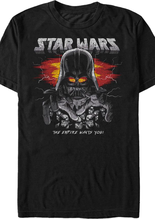 Darth Vader The Empire Wants You Star Wars T-Shirt - main product image