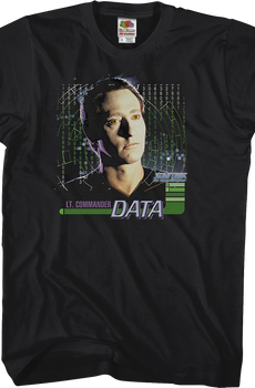 Data Star Trek The Next Generation T-Shirt