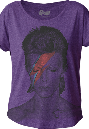 Ladies David Bowie Dolman Shirt