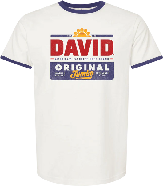 David Sunflower Seeds Ringer Shirt - main product image
