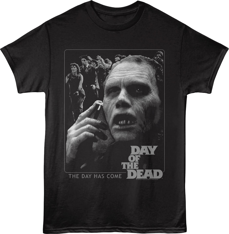 Zombie Attack The Day Has Come Day Of The Dead T-Shirt