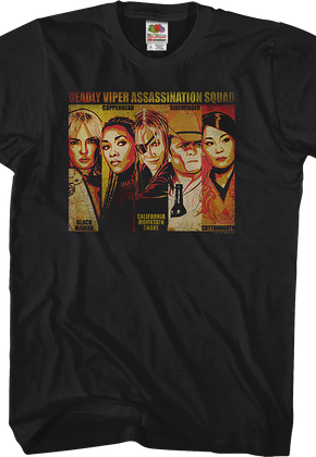 Deadly Viper Assassination Squad Kill Bill T-Shirt