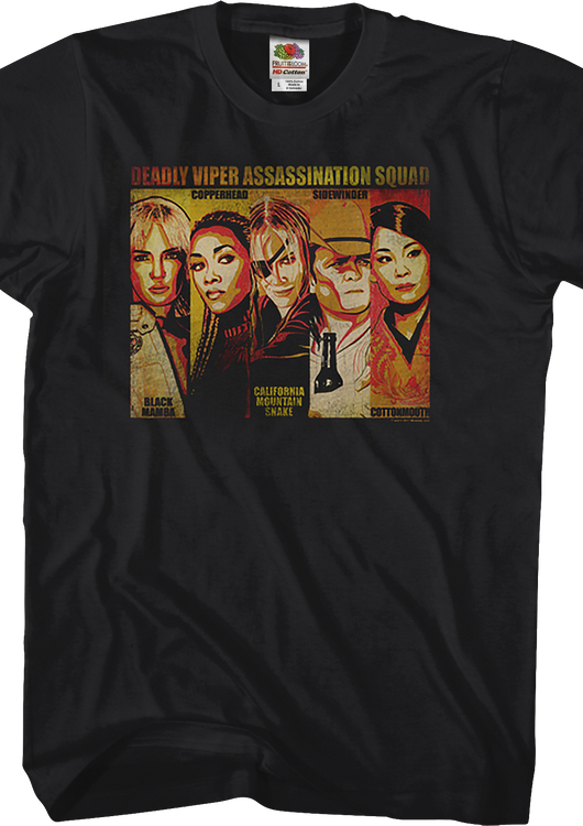 Deadly Viper Assassination Squad Kill Bill T-Shirt - main product image