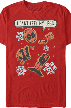 Deadpool Gingerbread Man Marvel Comics T-Shirt