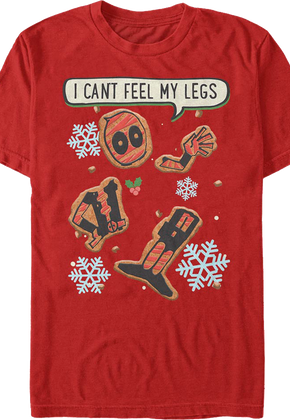 Deadpool Gingerbread Man Marvel Comics T-Shirt