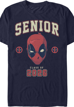 Deadpool Senior Class Of 2026 Marvel Comics T-Shirt