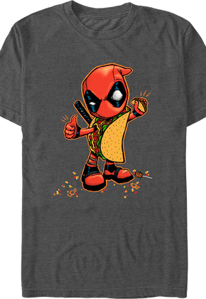 Deadpool Taco Costume Marvel Comics T-Shirt