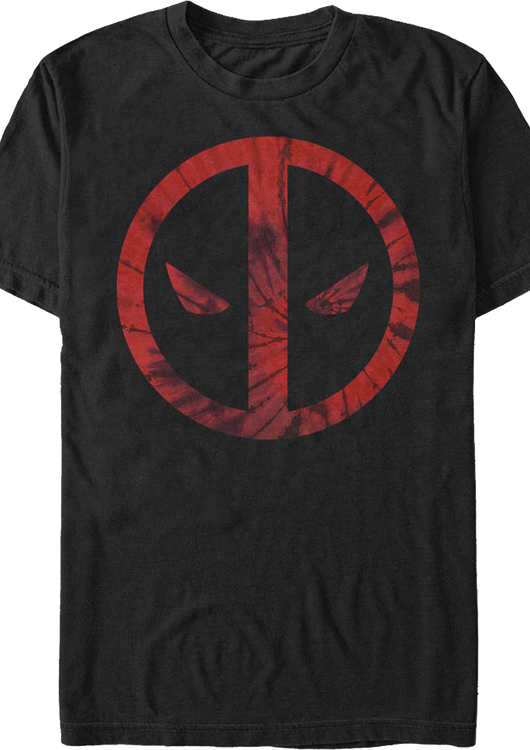 Deadpool Tie Dye Logo Marvel Comics T-Shirt - main product image