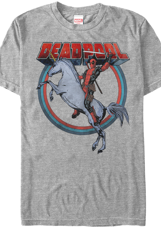 Deadpool Unicorn Circle T-Shirt - main product image