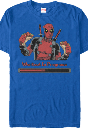 Workout in Progress Deadpool T-Shirt