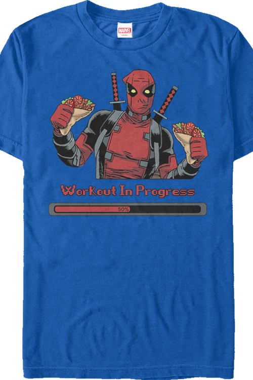 Workout in Progress Deadpool T-Shirtmain product image