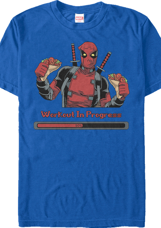 Workout in Progress Deadpool T-Shirt - main product image