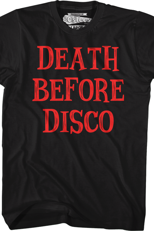 Death Before Disco T-Shirtmain product image