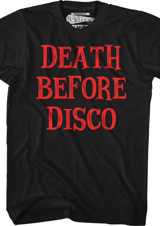 Death Before Disco T-Shirt - main product image