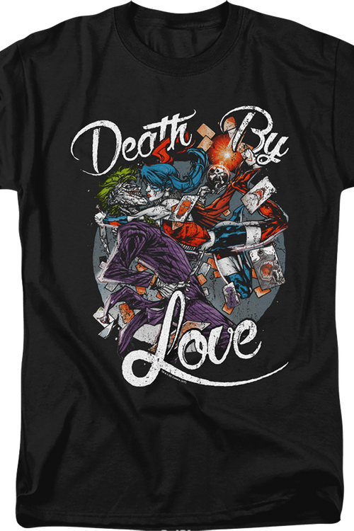 Death By Love Joker And Harley Quinn DC Comics T Shirt