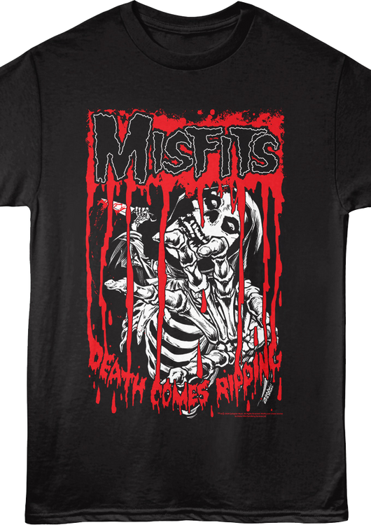 Death Comes Ripping Misfits T-Shirt - main product image