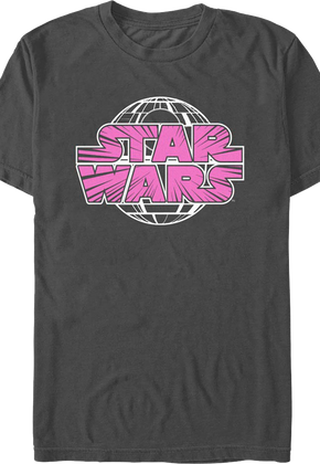 Death Star Bursting Logo Star Wars T-Shirt