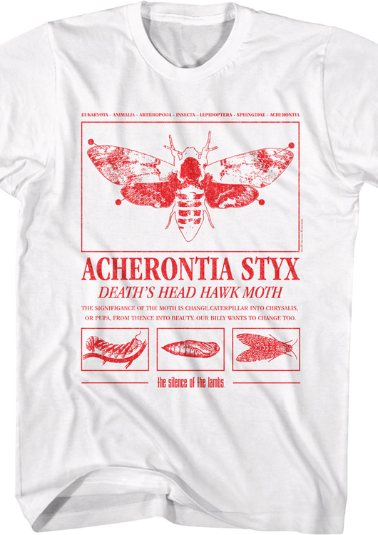 Acherontia Styx Death's Dead Hawk Moth Silence Of The Lambs T-Shirt - main product image