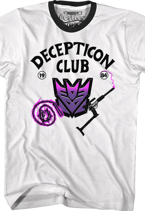 Decepticon Club Transformers Ringer Shirt