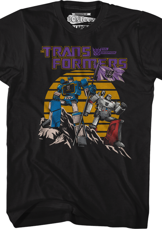 Decepticons Flag Transformers T-Shirt - main product image