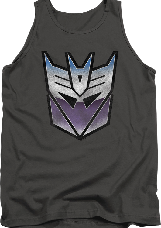 Decepticon Vintage Logo Transformers Tank Top - main product image