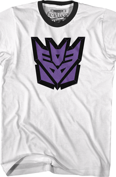 Decepticons Classic Logo Transformers Ringer Shirt