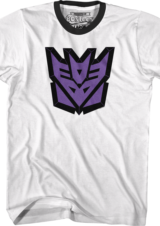 Decepticons Classic Logo Transformers Ringer Shirt - main product image