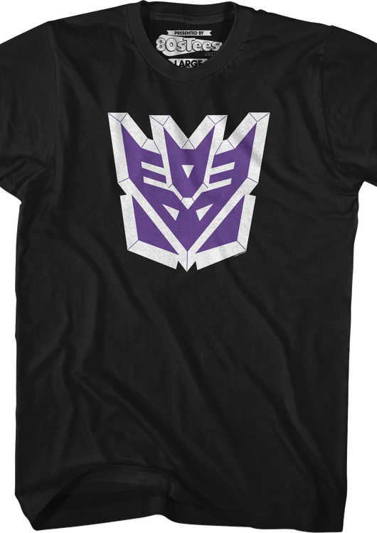 Decepticons Classic Logo Transformers T-Shirt - main product image