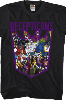 Decepticons Collage Transformers T-Shirt