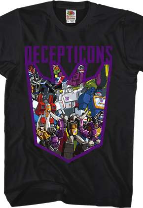 Decepticons Collage Transformers T-Shirt