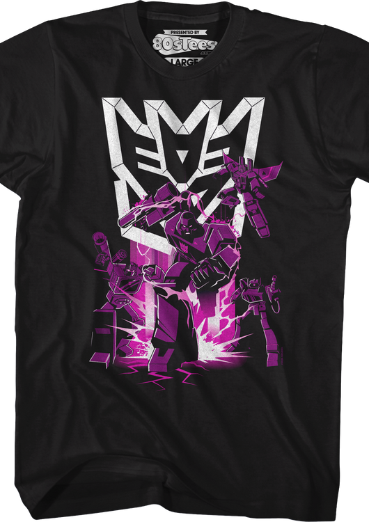 Decepticons Evil Warp Transformers T-Shirt - main product image