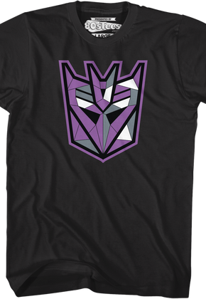 Decepticons Geometric Logo Transformers T-Shirt
