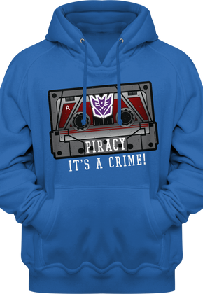 Decepticons Piracy Transformers Pullover Hoodie