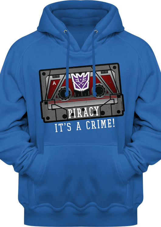 Decepticons Piracy Transformers Pullover Hoodie - main product image