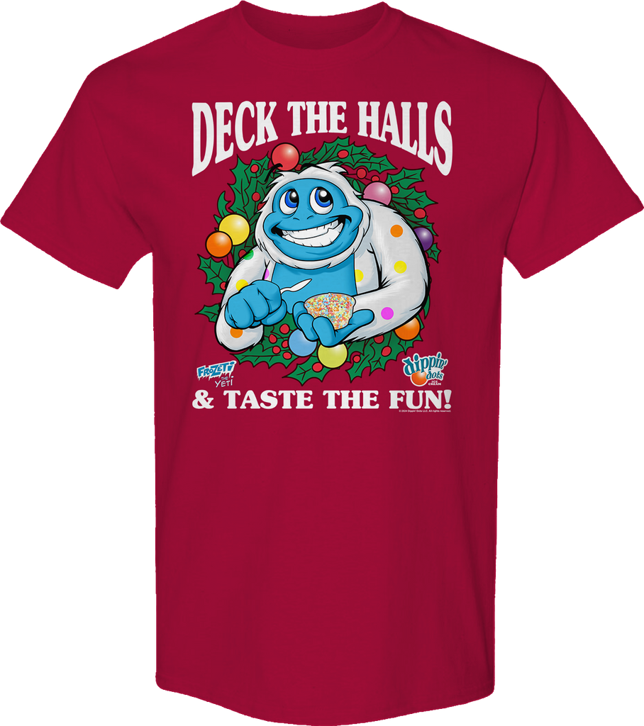Deck The Halls & Taste The Fun Dippin' Dots TShirt