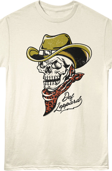 Cowboy Skull Def Leppard T-Shirt